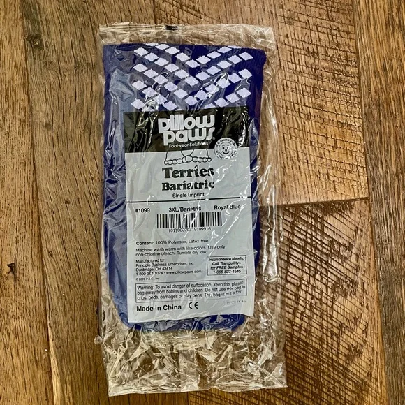 NEW 5 Pr Pillow Paws Bariatric no slip socks 3XL - Picture 5 of 9